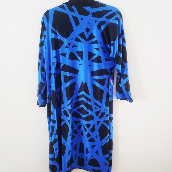 Lions and Tigers Apparel Blue and Black Kimono - Picture 2 of 3